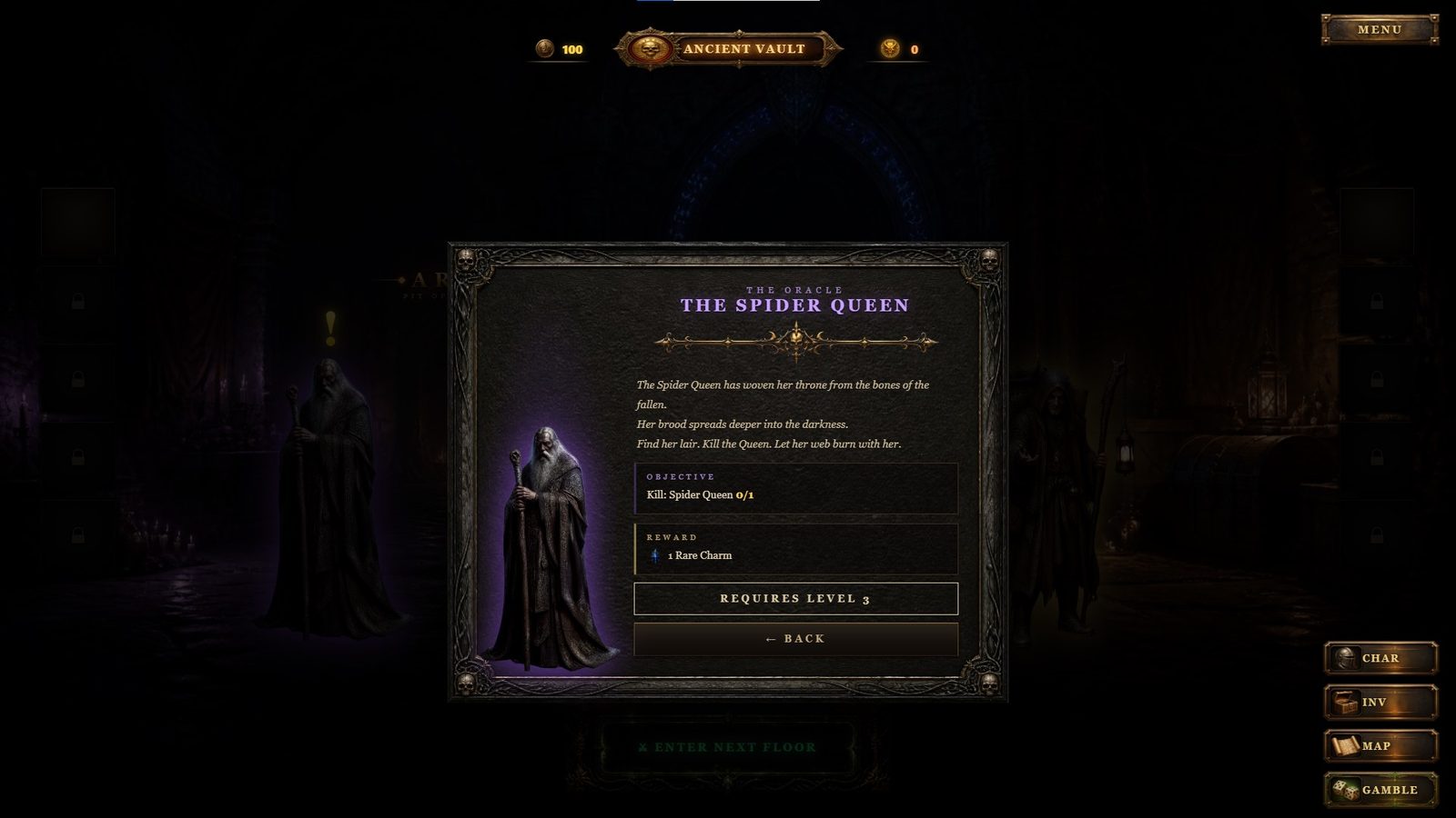 The Oracle offering quests